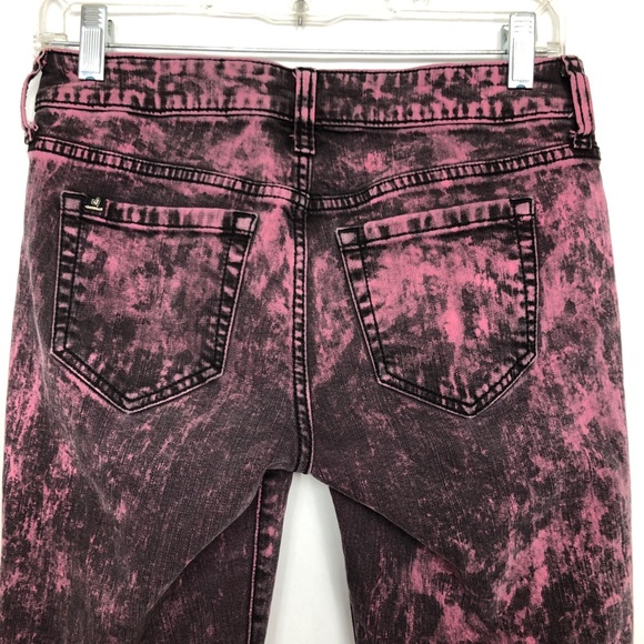 Lovesick Purple Acid Wash "The Skinny" Jeans 5 - Picture 4 of 8